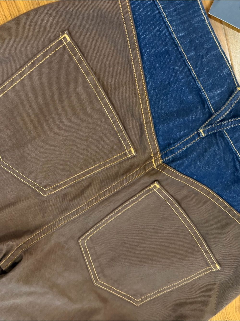 Veronica Beard Taylor color block jeans size 8 NWT - Picture 9 of 9
